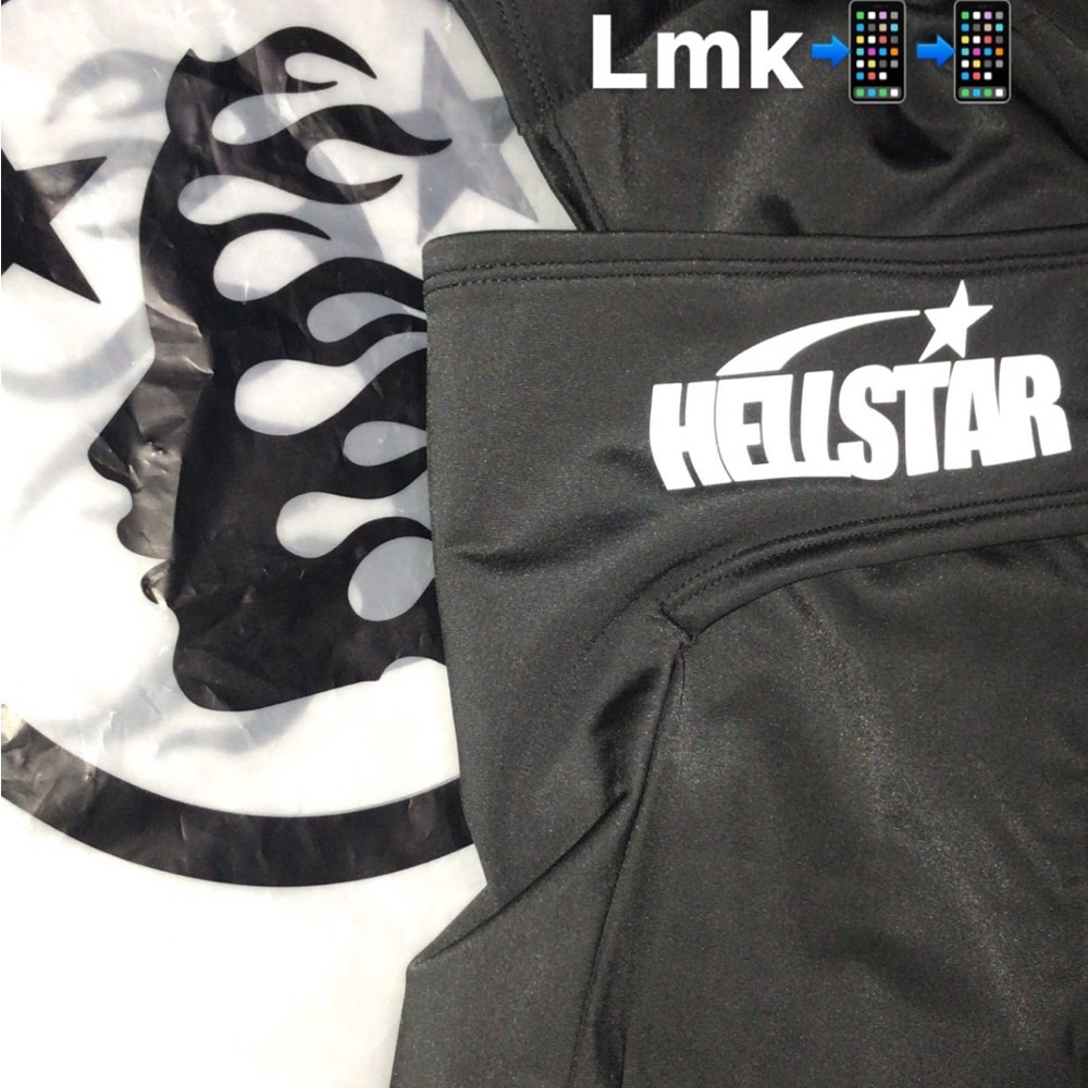 Hellstar Black Athletic Shorts